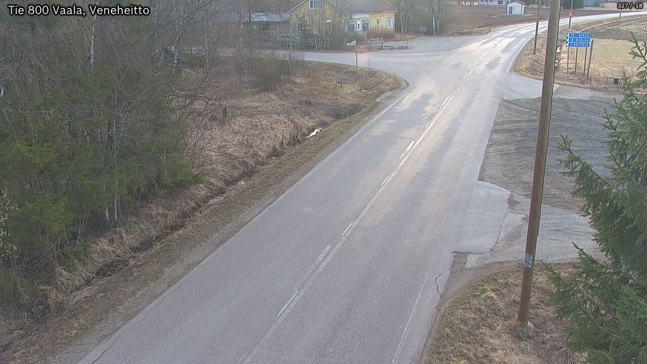 Kelikamerat Kuva Tie 800 Vaala, Veneheitto, Vaala, Pohjois-Pohjanmaa