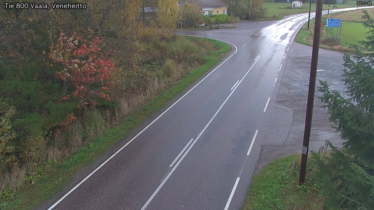 Weather Camera Image Väg 800 Vaala, Veneheitto, Vaala, Pohjois-Pohjanmaa