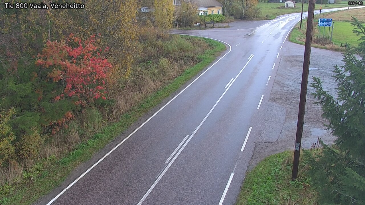 Weather Camera Image Väg 800 Vaala, Veneheitto, Vaala, Pohjois-Pohjanmaa