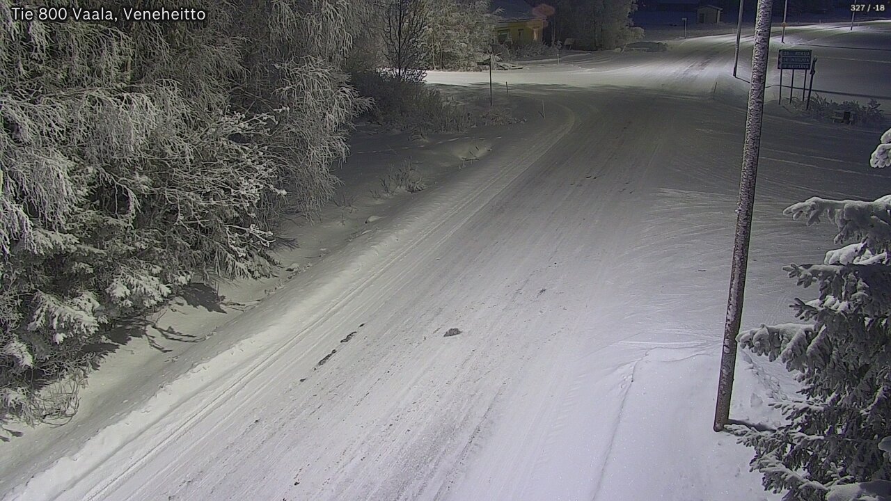 Kelikamerat Kuva Tie 800 Vaala, Veneheitto, Vaala, Pohjois-Pohjanmaa