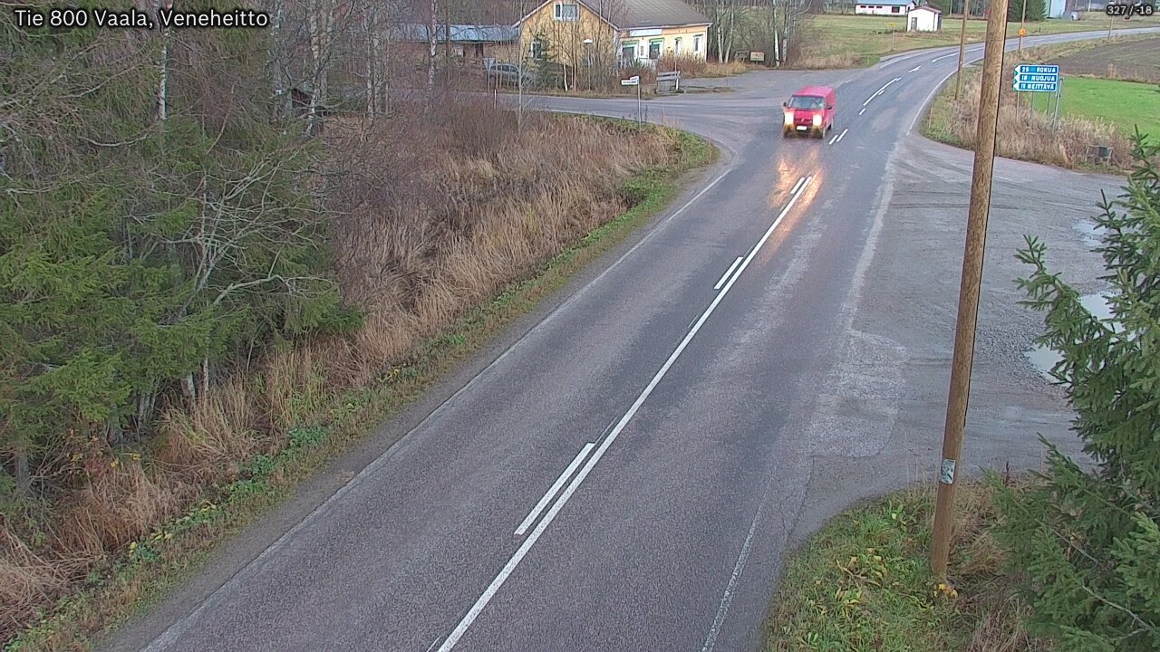 Kelikamerat Kuva Tie 800 Vaala, Veneheitto, Vaala, Pohjois-Pohjanmaa