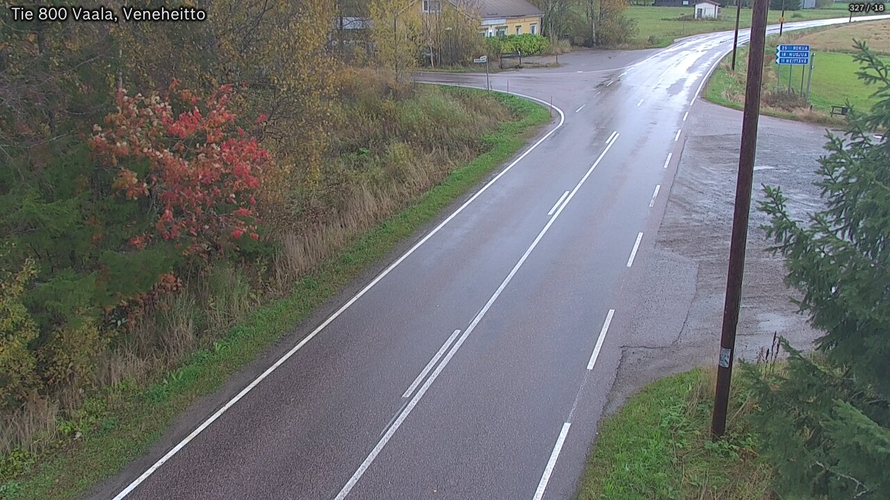 Weather Camera Image Väg 800 Vaala, Veneheitto, Vaala, Pohjois-Pohjanmaa