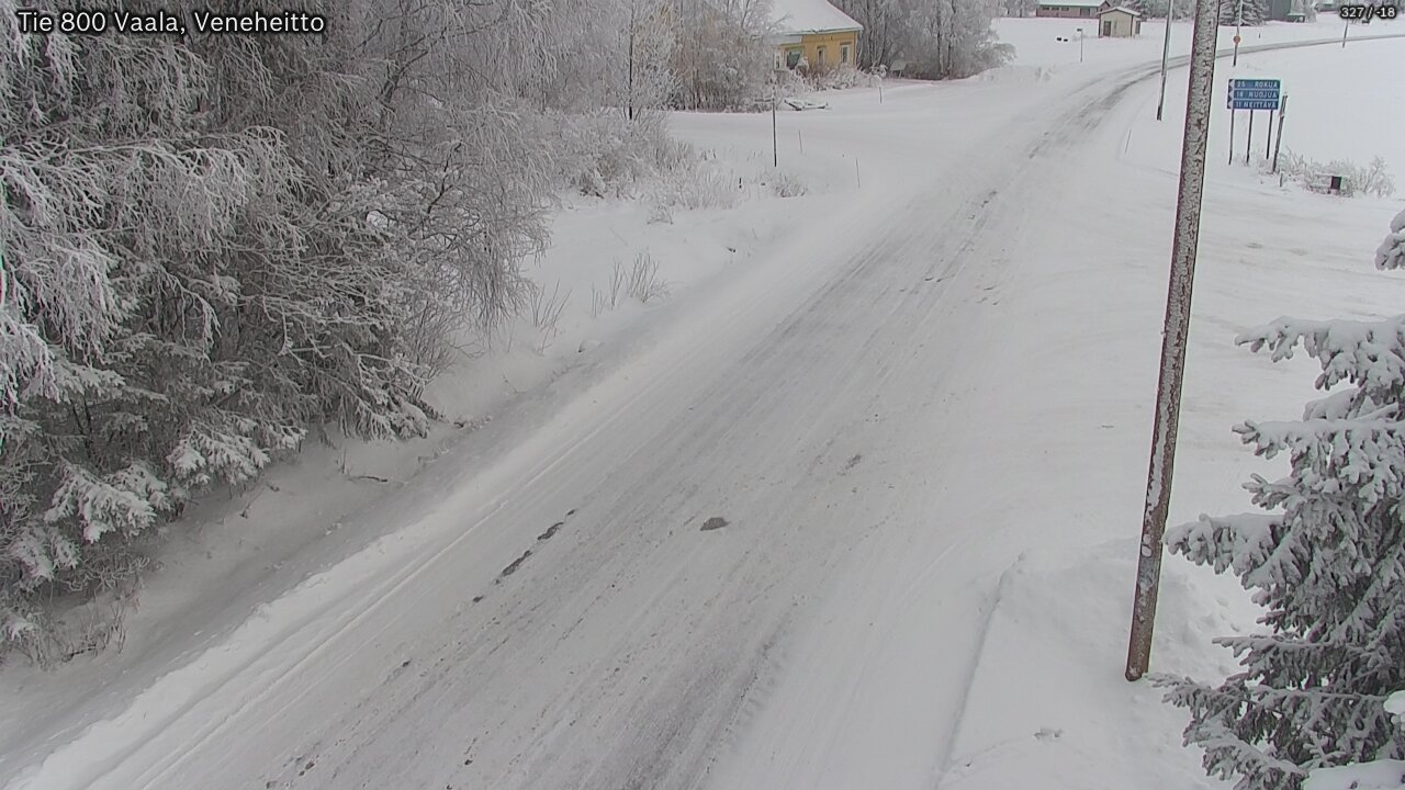 Kelikamerat Kuva Tie 800 Vaala, Veneheitto, Vaala, Pohjois-Pohjanmaa