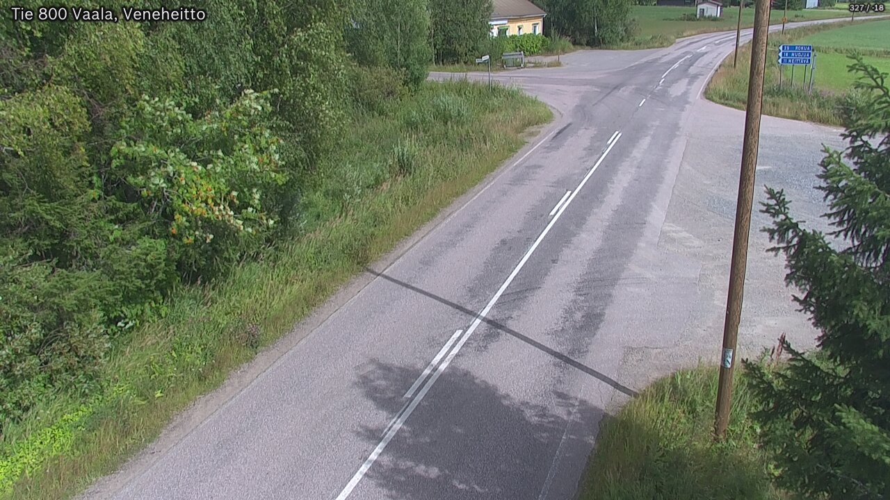 Kelikamerat Kuva Tie 800 Vaala, Veneheitto, Vaala, Pohjois-Pohjanmaa