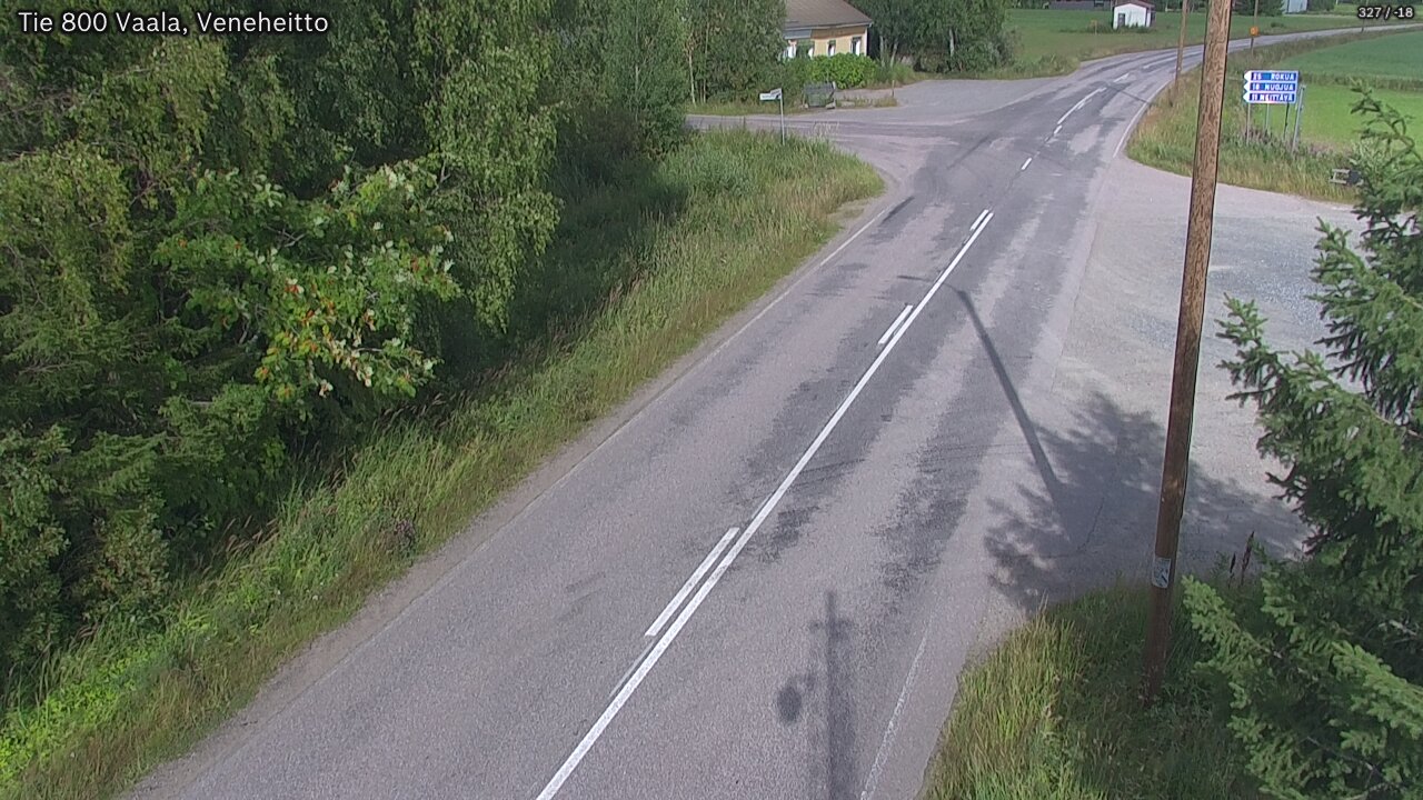 Kelikamerat Kuva Tie 800 Vaala, Veneheitto, Vaala, Pohjois-Pohjanmaa