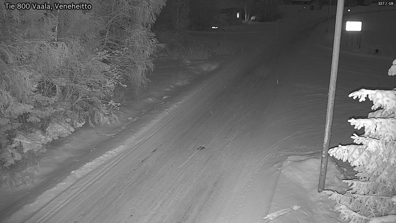 Kelikamerat Kuva Tie 800 Vaala, Veneheitto, Vaala, Pohjois-Pohjanmaa