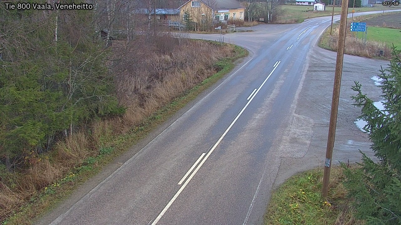 Kelikamerat Kuva Tie 800 Vaala, Veneheitto, Vaala, Pohjois-Pohjanmaa