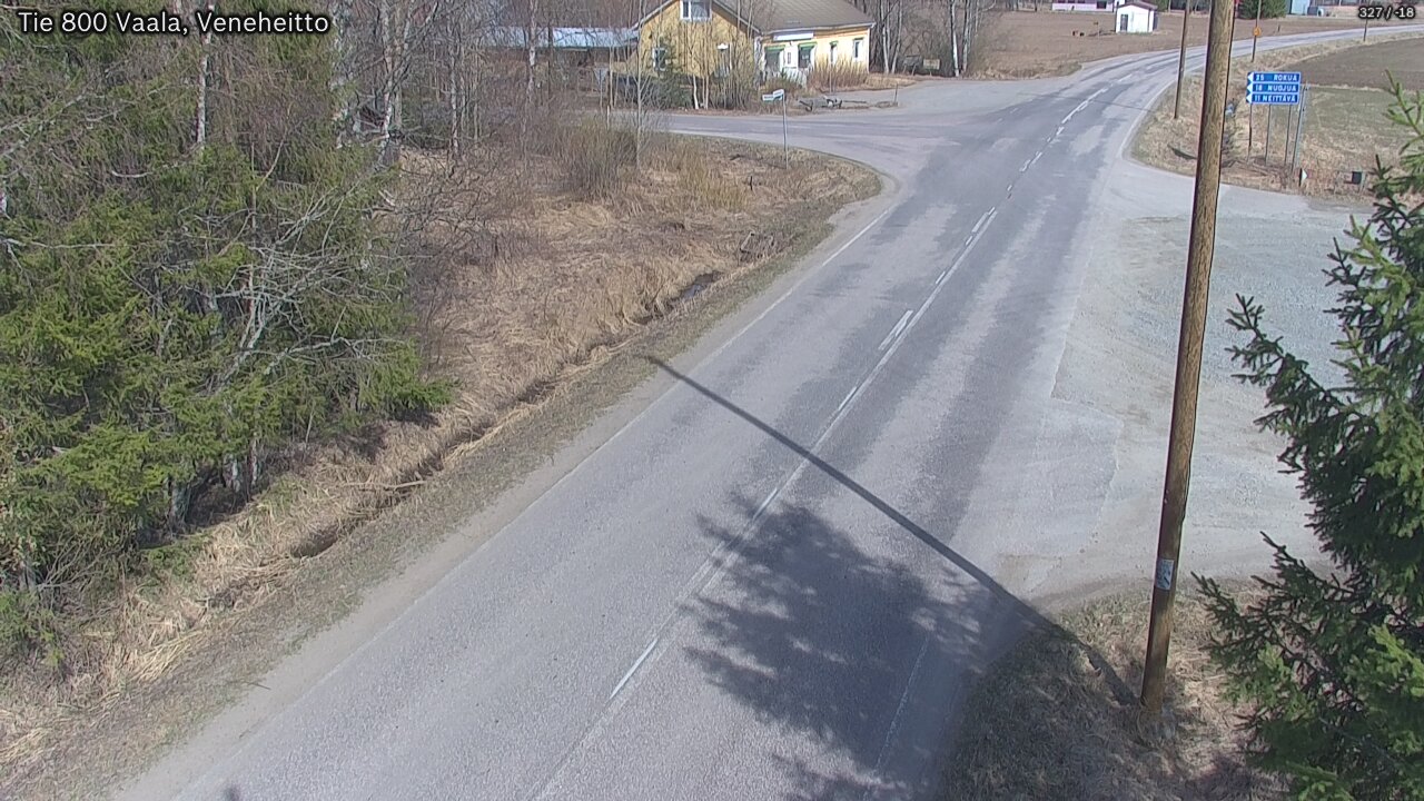 Kelikamerat Kuva Tie 800 Vaala, Veneheitto, Vaala, Pohjois-Pohjanmaa