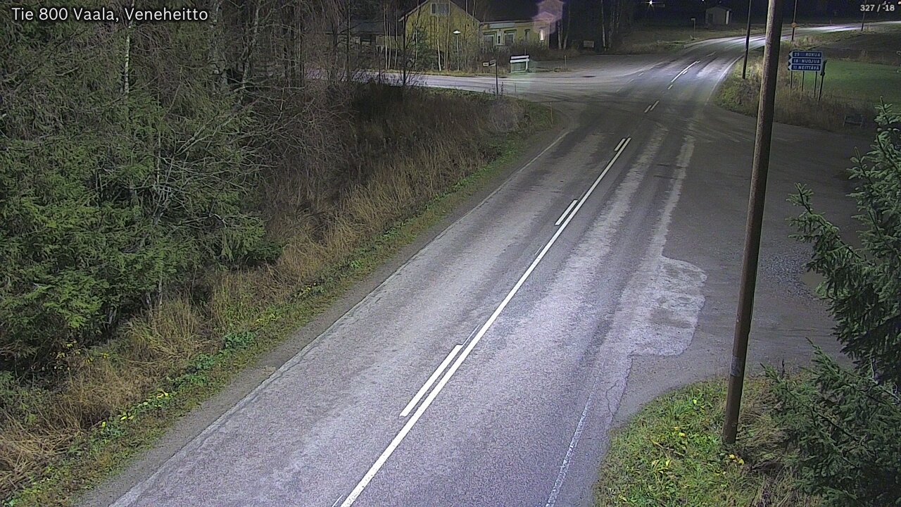 Kelikamerat Kuva Tie 800 Vaala, Veneheitto, Vaala, Pohjois-Pohjanmaa