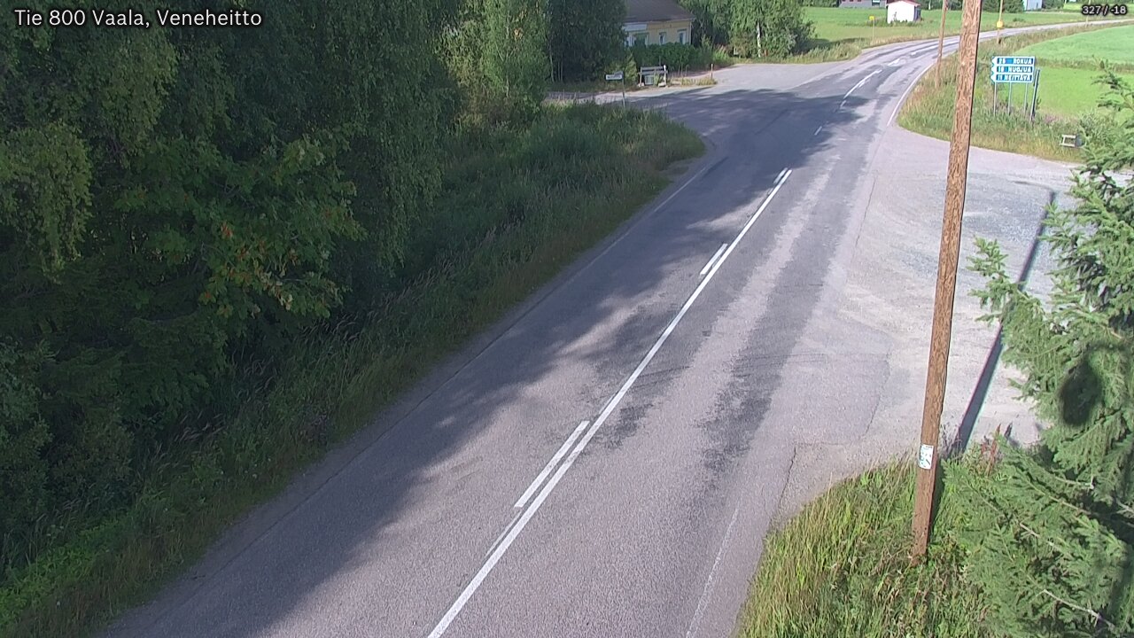 Kelikamerat Kuva Tie 800 Vaala, Veneheitto, Vaala, Pohjois-Pohjanmaa