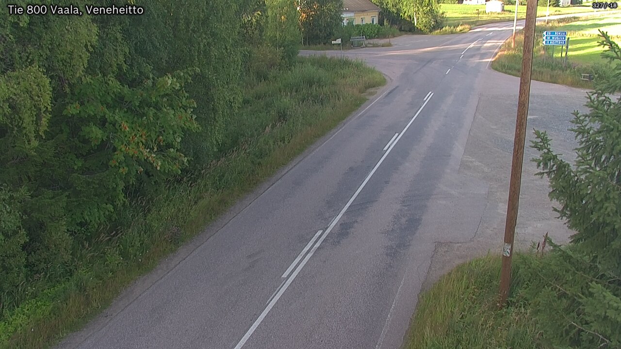 Kelikamerat Kuva Tie 800 Vaala, Veneheitto, Vaala, Pohjois-Pohjanmaa