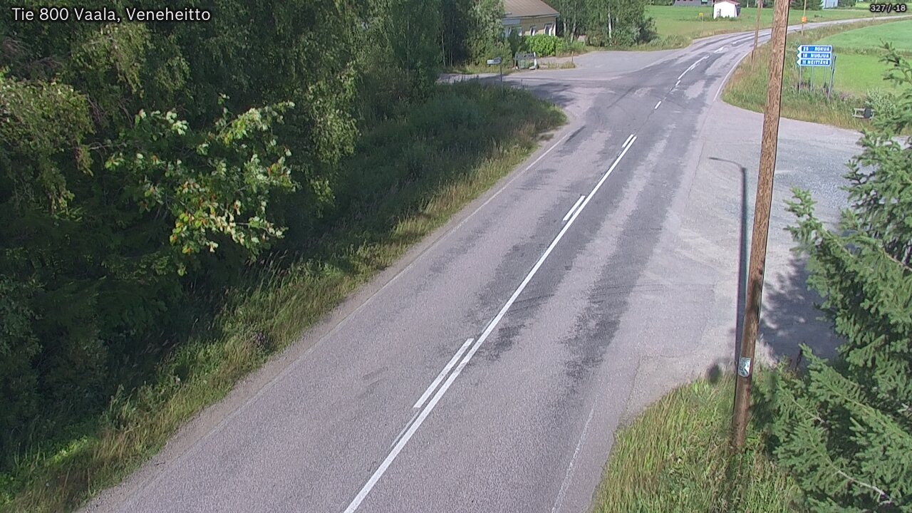 Kelikamerat Kuva Tie 800 Vaala, Veneheitto, Vaala, Pohjois-Pohjanmaa