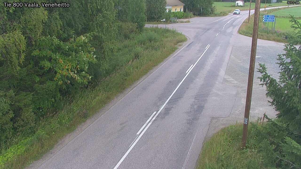 Kelikamerat Kuva Tie 800 Vaala, Veneheitto, Vaala, Pohjois-Pohjanmaa