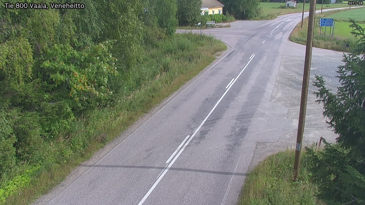 Weather Camera Image Väg 800 Vaala, Veneheitto, Vaala, Pohjois-Pohjanmaa