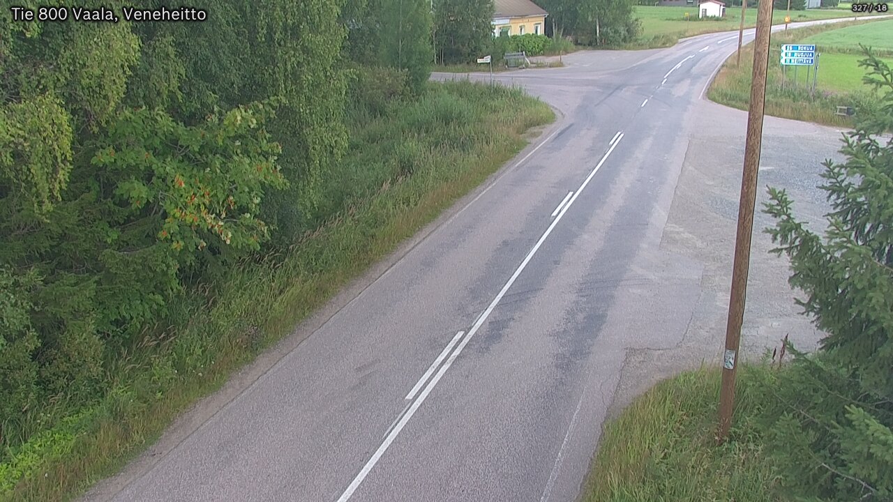 Kelikamerat Kuva Tie 800 Vaala, Veneheitto, Vaala, Pohjois-Pohjanmaa