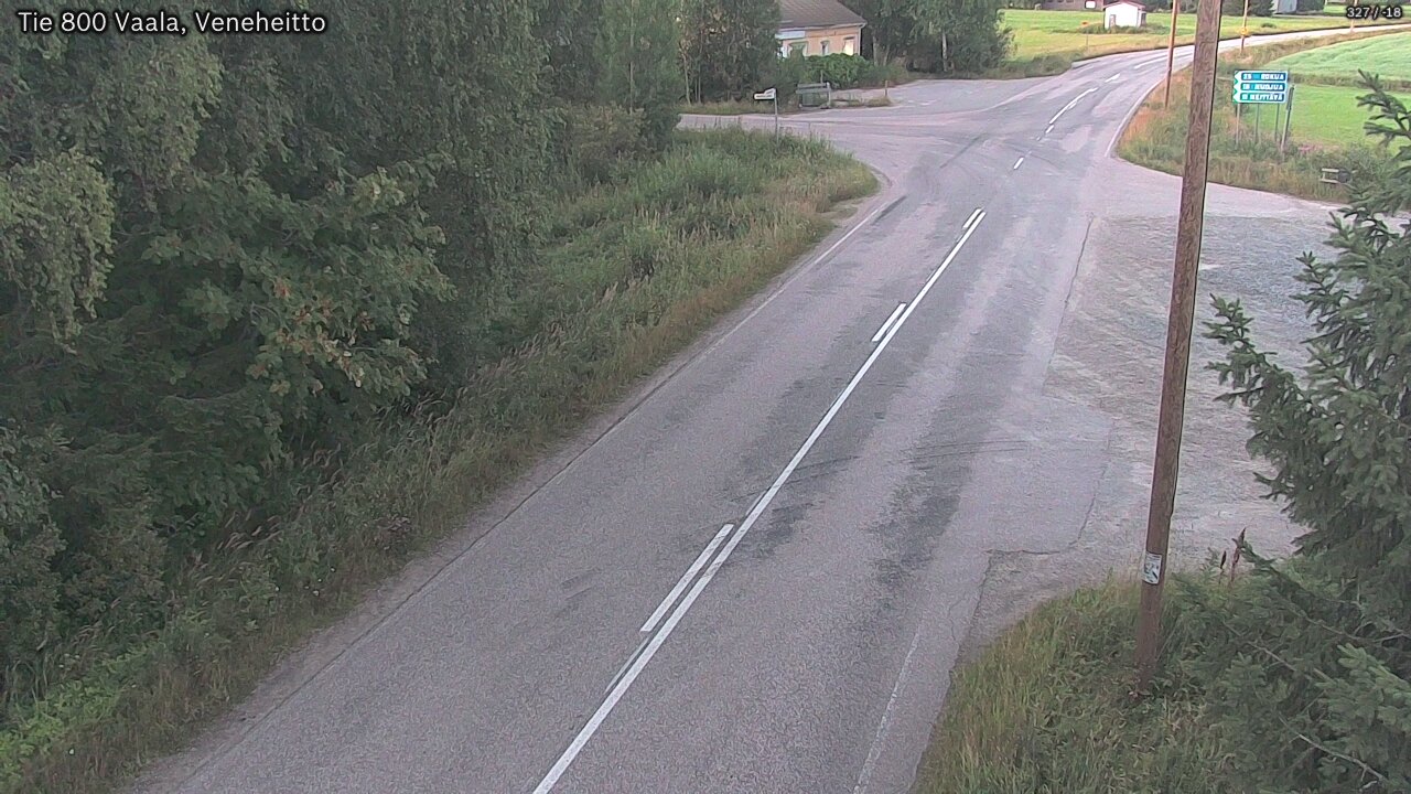 Kelikamerat Kuva Tie 800 Vaala, Veneheitto, Vaala, Pohjois-Pohjanmaa