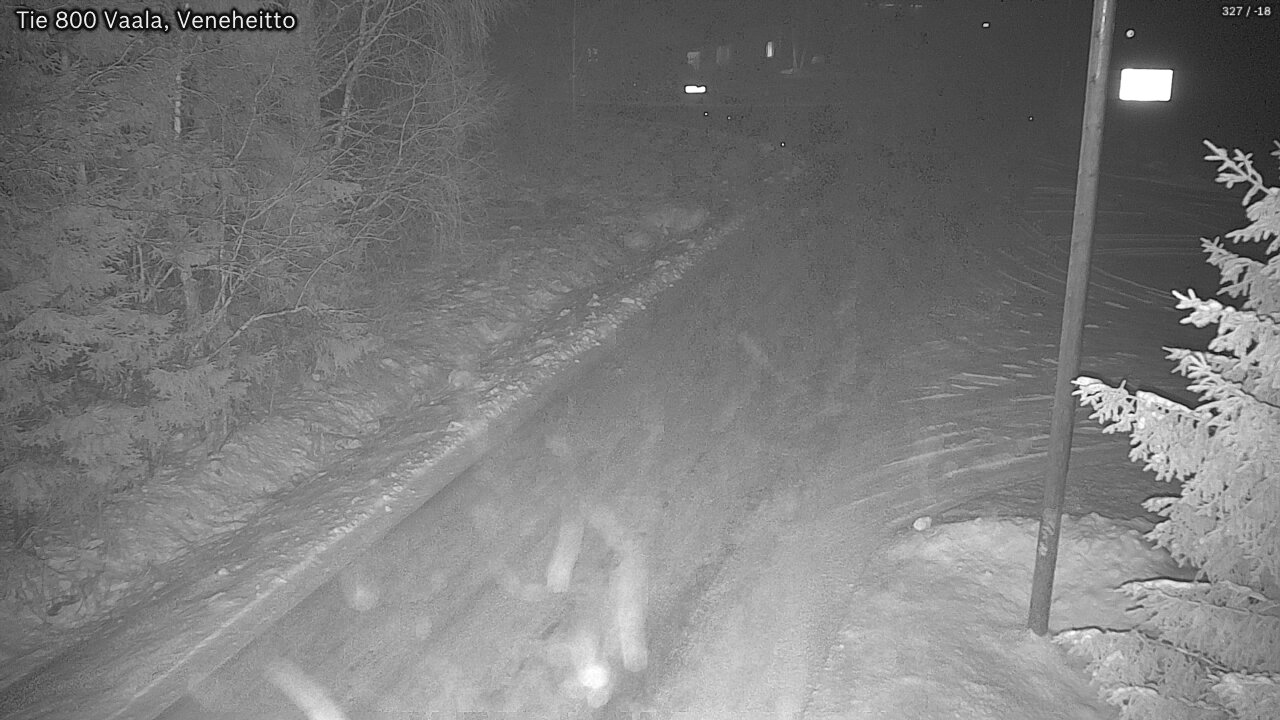 Weather Camera Image Väg 800 Vaala, Veneheitto, Vaala, Pohjois-Pohjanmaa