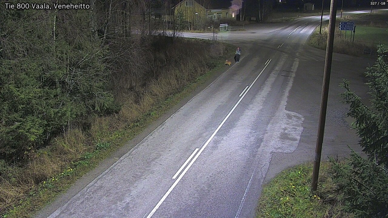 Kelikamerat Kuva Tie 800 Vaala, Veneheitto, Vaala, Pohjois-Pohjanmaa