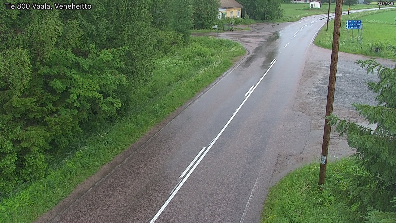 Kelikamerat Kuva Tie 800 Vaala, Veneheitto, Vaala, Pohjois-Pohjanmaa