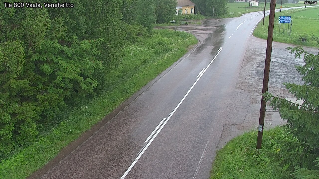 Kelikamerat Kuva Tie 800 Vaala, Veneheitto, Vaala, Pohjois-Pohjanmaa