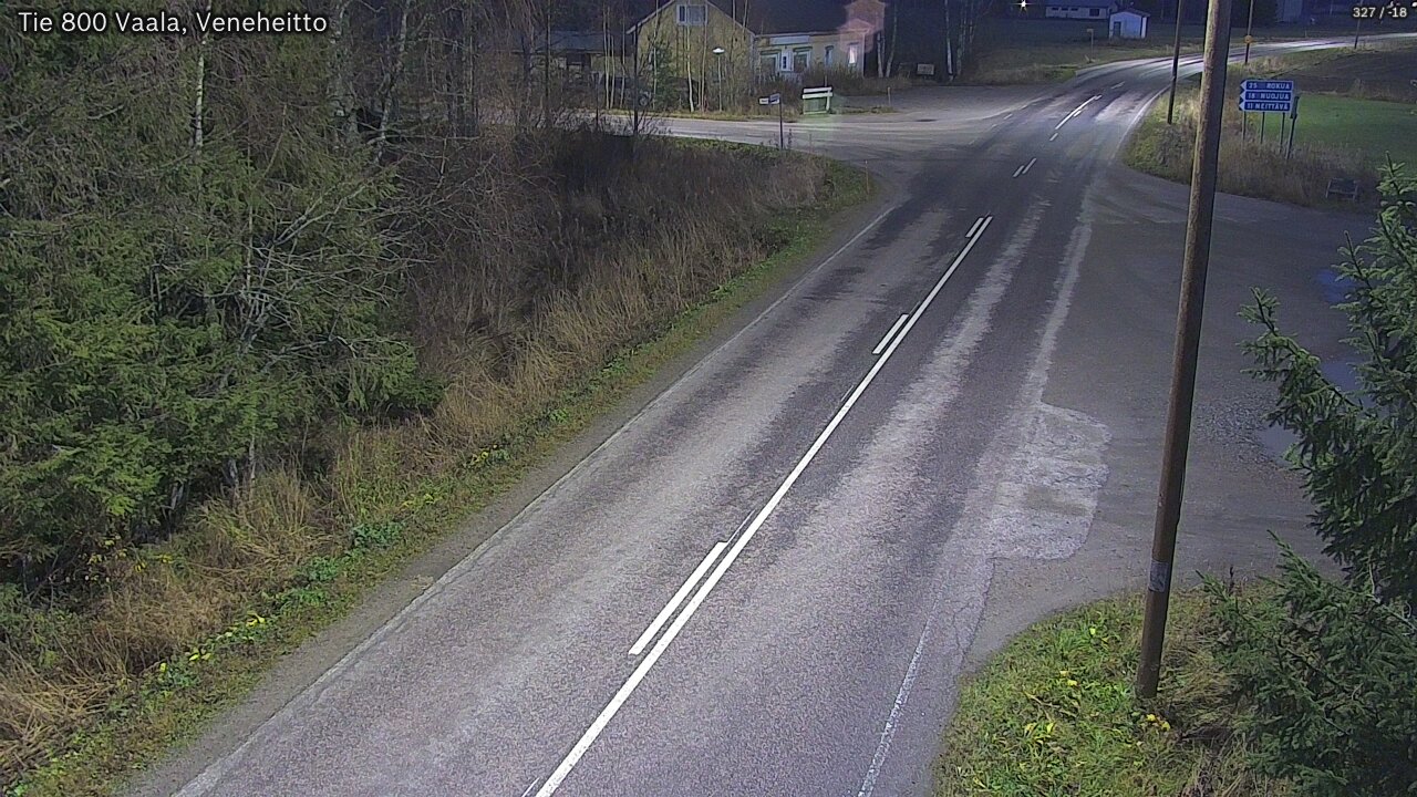 Kelikamerat Kuva Tie 800 Vaala, Veneheitto, Vaala, Pohjois-Pohjanmaa