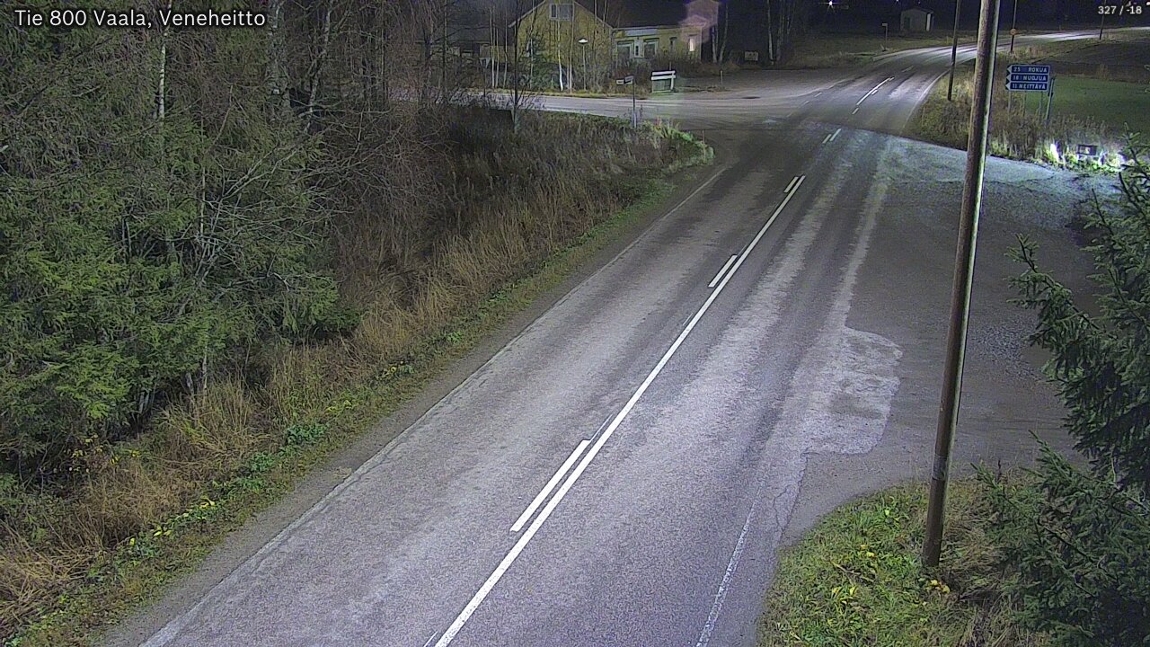 Kelikamerat Kuva Tie 800 Vaala, Veneheitto, Vaala, Pohjois-Pohjanmaa