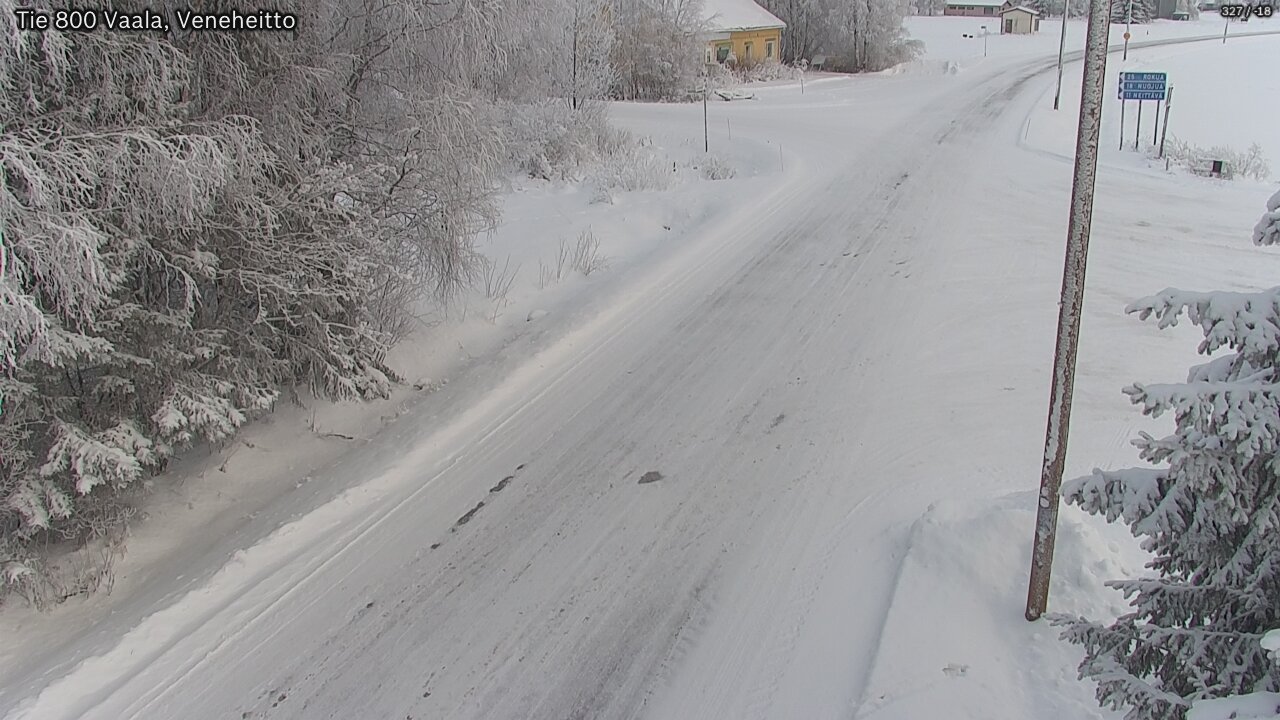 Kelikamerat Kuva Tie 800 Vaala, Veneheitto, Vaala, Pohjois-Pohjanmaa