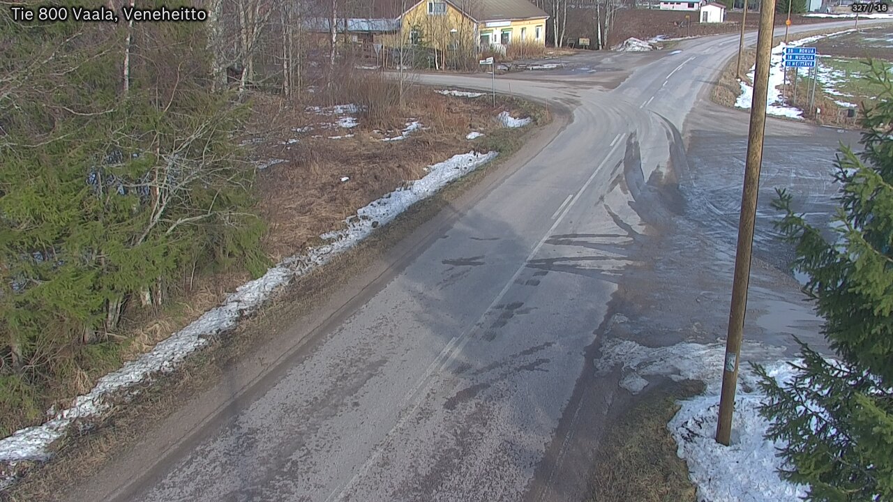 Kelikamerat Kuva Tie 800 Vaala, Veneheitto, Vaala, Pohjois-Pohjanmaa