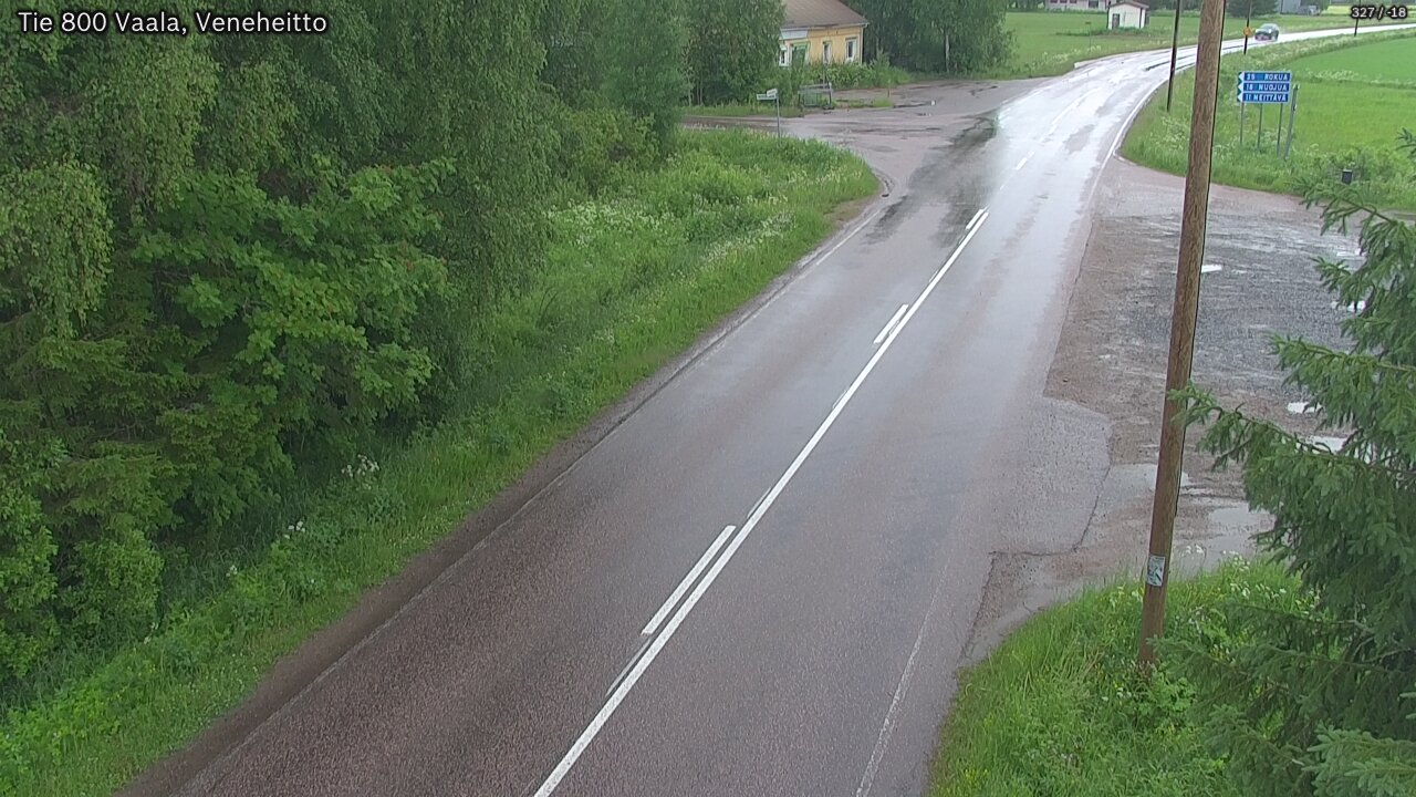 Kelikamerat Kuva Tie 800 Vaala, Veneheitto, Vaala, Pohjois-Pohjanmaa