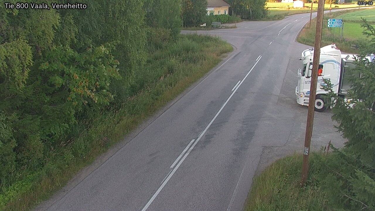 Kelikamerat Kuva Tie 800 Vaala, Veneheitto, Vaala, Pohjois-Pohjanmaa