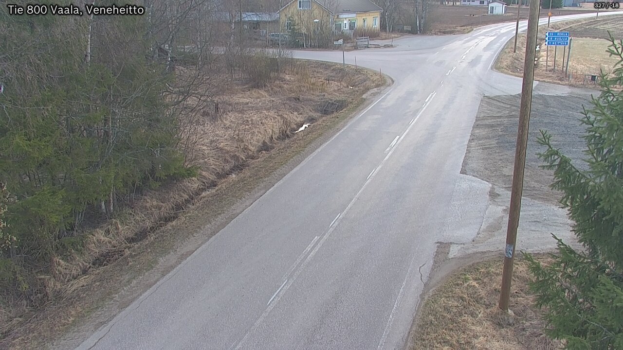 Kelikamerat Kuva Tie 800 Vaala, Veneheitto, Vaala, Pohjois-Pohjanmaa