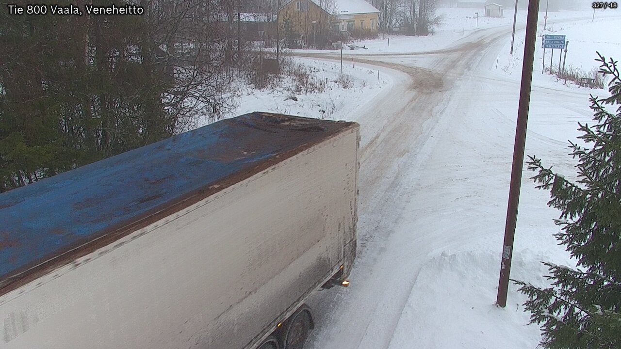 Weather Camera Image Väg 800 Vaala, Veneheitto, Vaala, Pohjois-Pohjanmaa