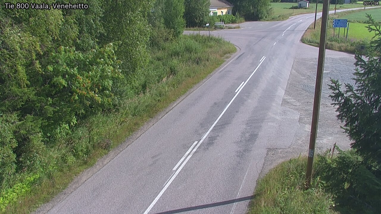 Kelikamerat Kuva Tie 800 Vaala, Veneheitto, Vaala, Pohjois-Pohjanmaa