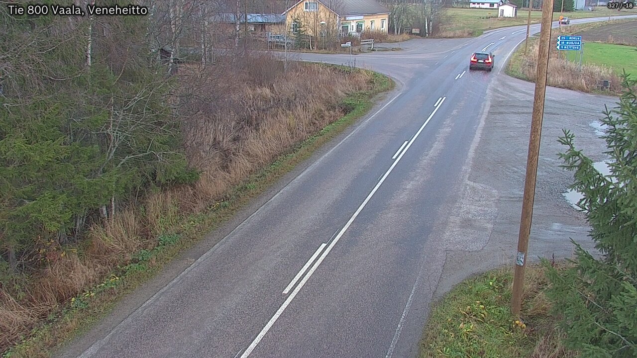 Kelikamerat Kuva Tie 800 Vaala, Veneheitto, Vaala, Pohjois-Pohjanmaa