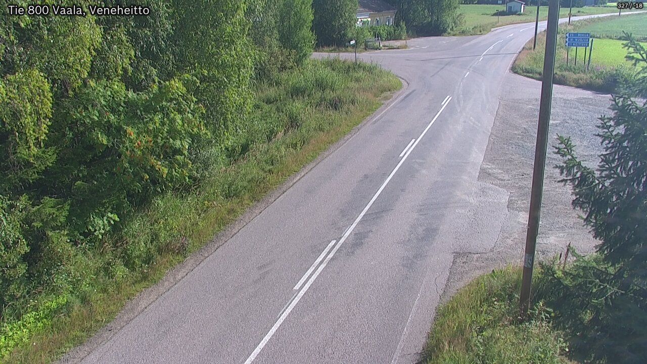 Kelikamerat Kuva Tie 800 Vaala, Veneheitto, Vaala, Pohjois-Pohjanmaa