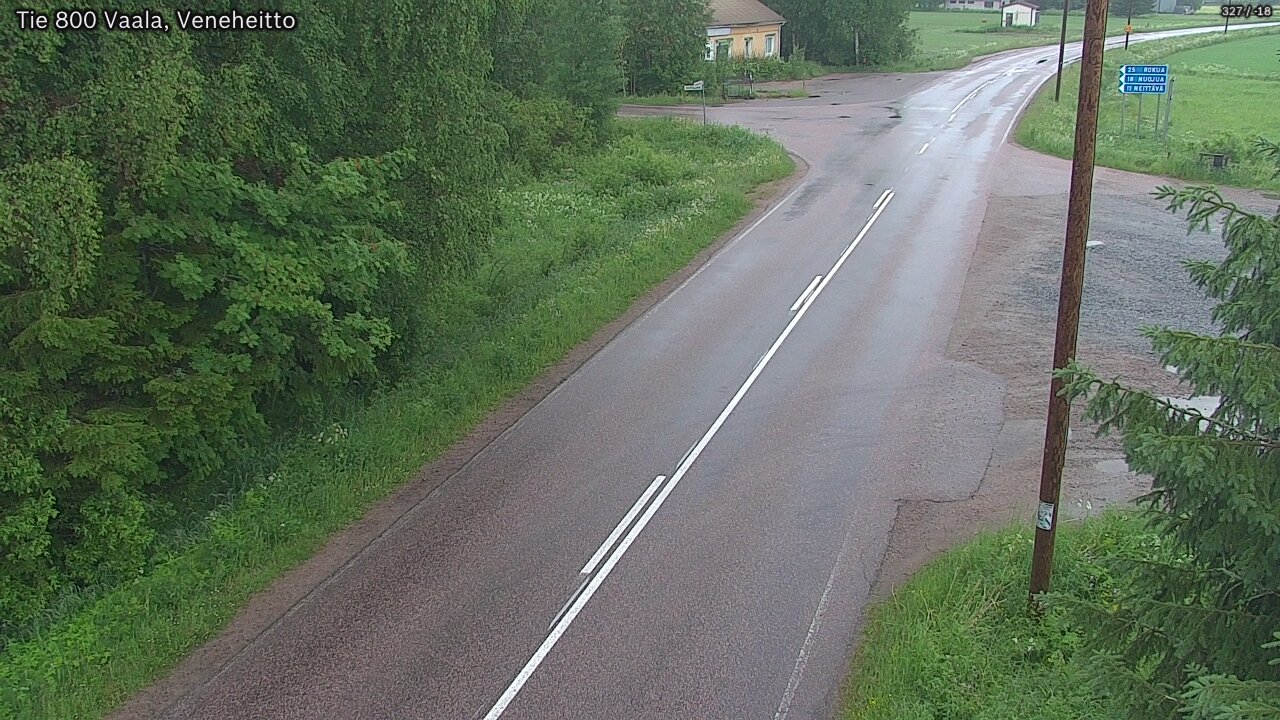 Kelikamerat Kuva Tie 800 Vaala, Veneheitto, Vaala, Pohjois-Pohjanmaa