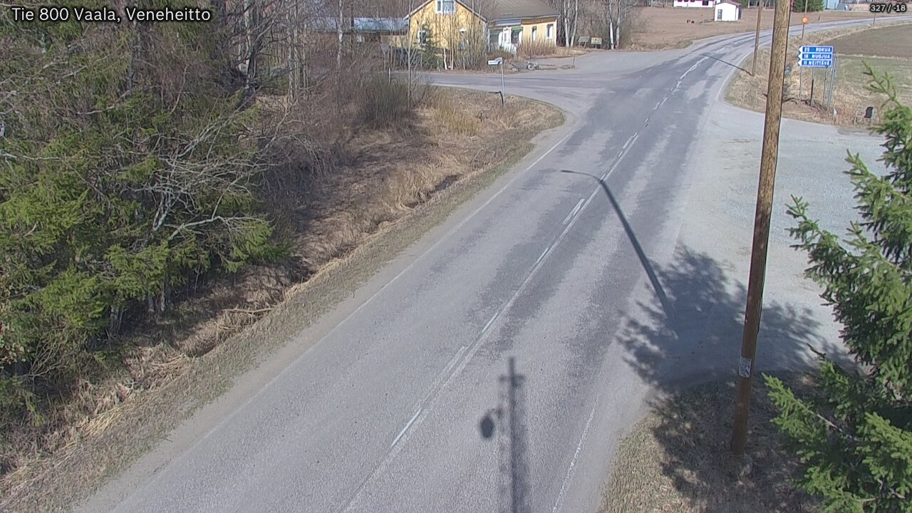 Kelikamerat Kuva Tie 800 Vaala, Veneheitto, Vaala, Pohjois-Pohjanmaa