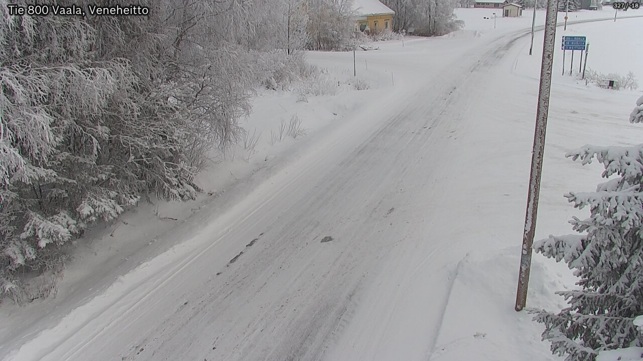 Kelikamerat Kuva Tie 800 Vaala, Veneheitto, Vaala, Pohjois-Pohjanmaa