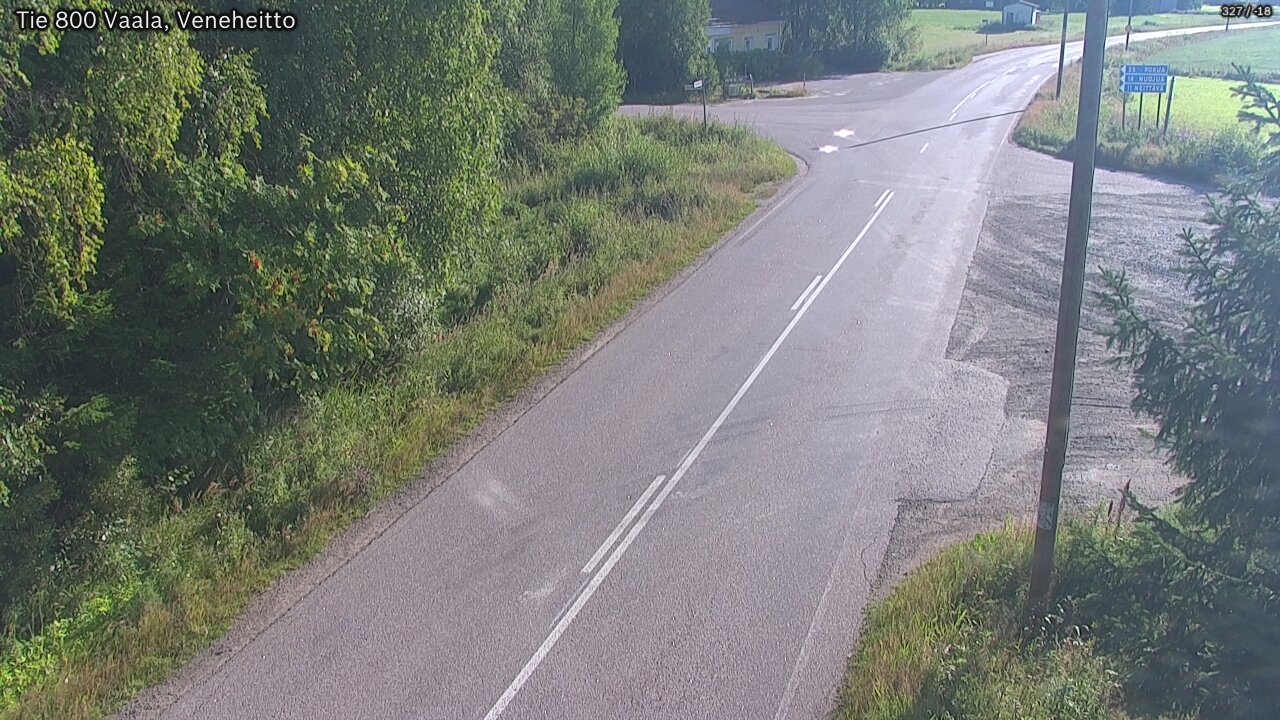 Weather Camera Image Väg 800 Vaala, Veneheitto, Vaala, Pohjois-Pohjanmaa