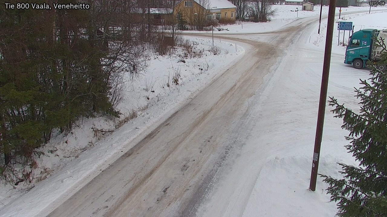 Weather Camera Image Väg 800 Vaala, Veneheitto, Vaala, Pohjois-Pohjanmaa