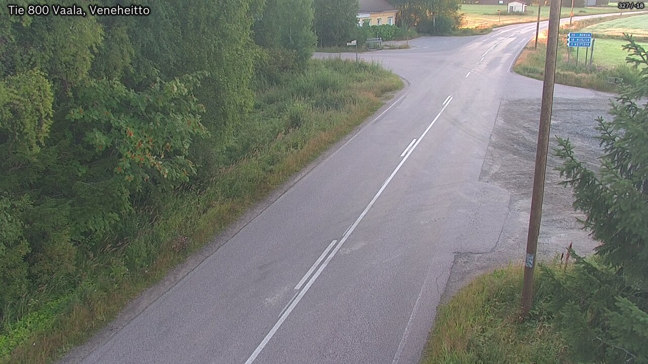 Kelikamerat Kuva Tie 800 Vaala, Veneheitto, Vaala, Pohjois-Pohjanmaa