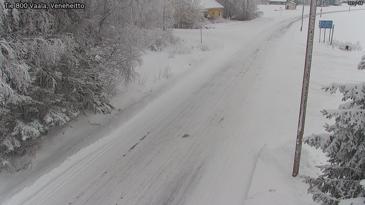 Kelikamerat Kuva Tie 800 Vaala, Veneheitto, Vaala, Pohjois-Pohjanmaa
