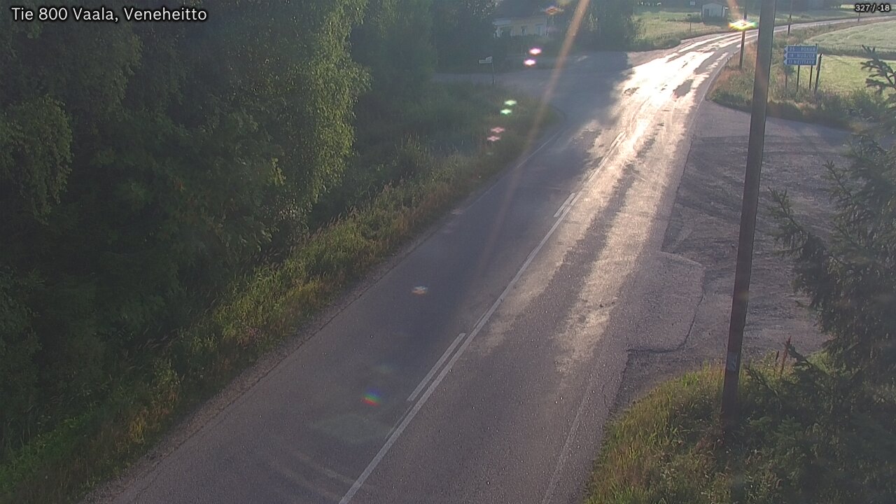 Weather Camera Image Väg 800 Vaala, Veneheitto, Vaala, Pohjois-Pohjanmaa