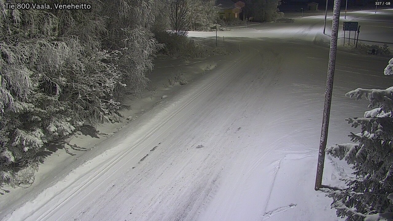 Kelikamerat Kuva Tie 800 Vaala, Veneheitto, Vaala, Pohjois-Pohjanmaa