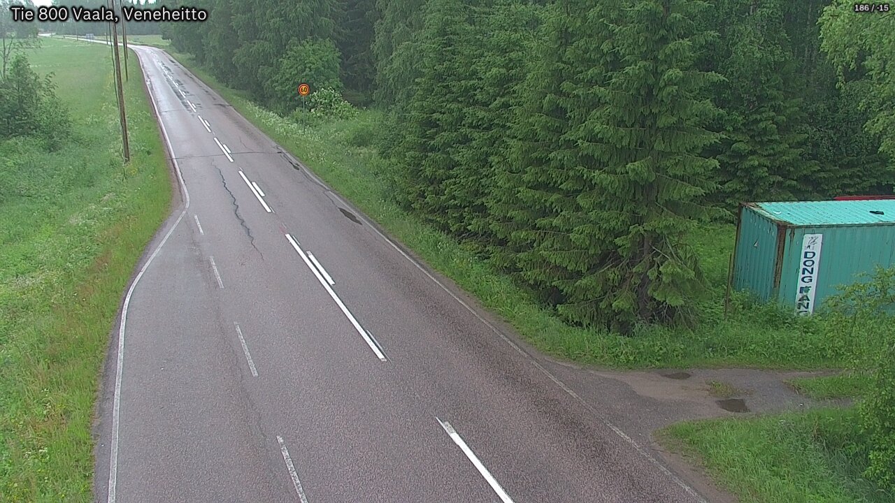 Kelikamerat Kuva Tie 800 Vaala, Veneheitto, Vaala, Pohjois-Pohjanmaa