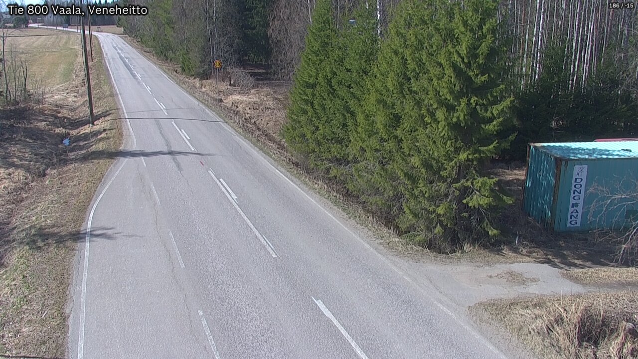 Kelikamerat Kuva Tie 800 Vaala, Veneheitto, Vaala, Pohjois-Pohjanmaa