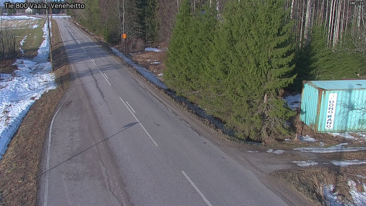 Kelikamerat Kuva Tie 800 Vaala, Veneheitto, Vaala, Pohjois-Pohjanmaa