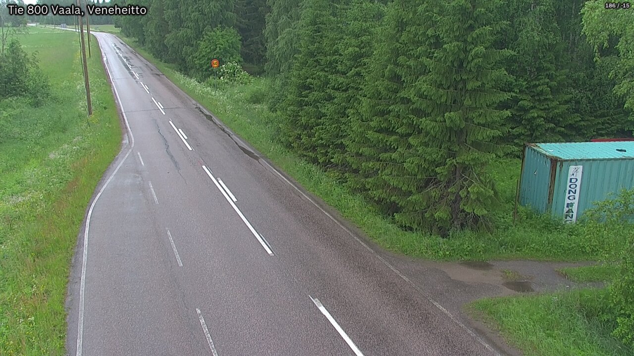 Kelikamerat Kuva Tie 800 Vaala, Veneheitto, Vaala, Pohjois-Pohjanmaa