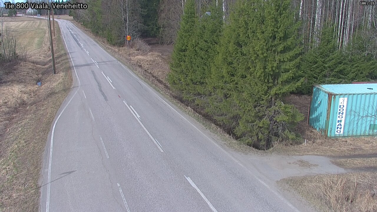Kelikamerat Kuva Tie 800 Vaala, Veneheitto, Vaala, Pohjois-Pohjanmaa