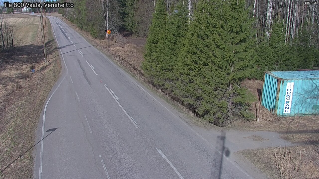 Kelikamerat Kuva Tie 800 Vaala, Veneheitto, Vaala, Pohjois-Pohjanmaa